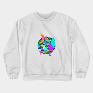 Joyful Jungle - Vibrant Crewneck Sweatshirt